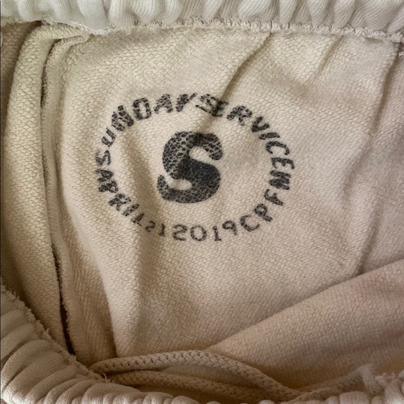 Yeezy White Sunday Service Pants - Picture 2 of 2